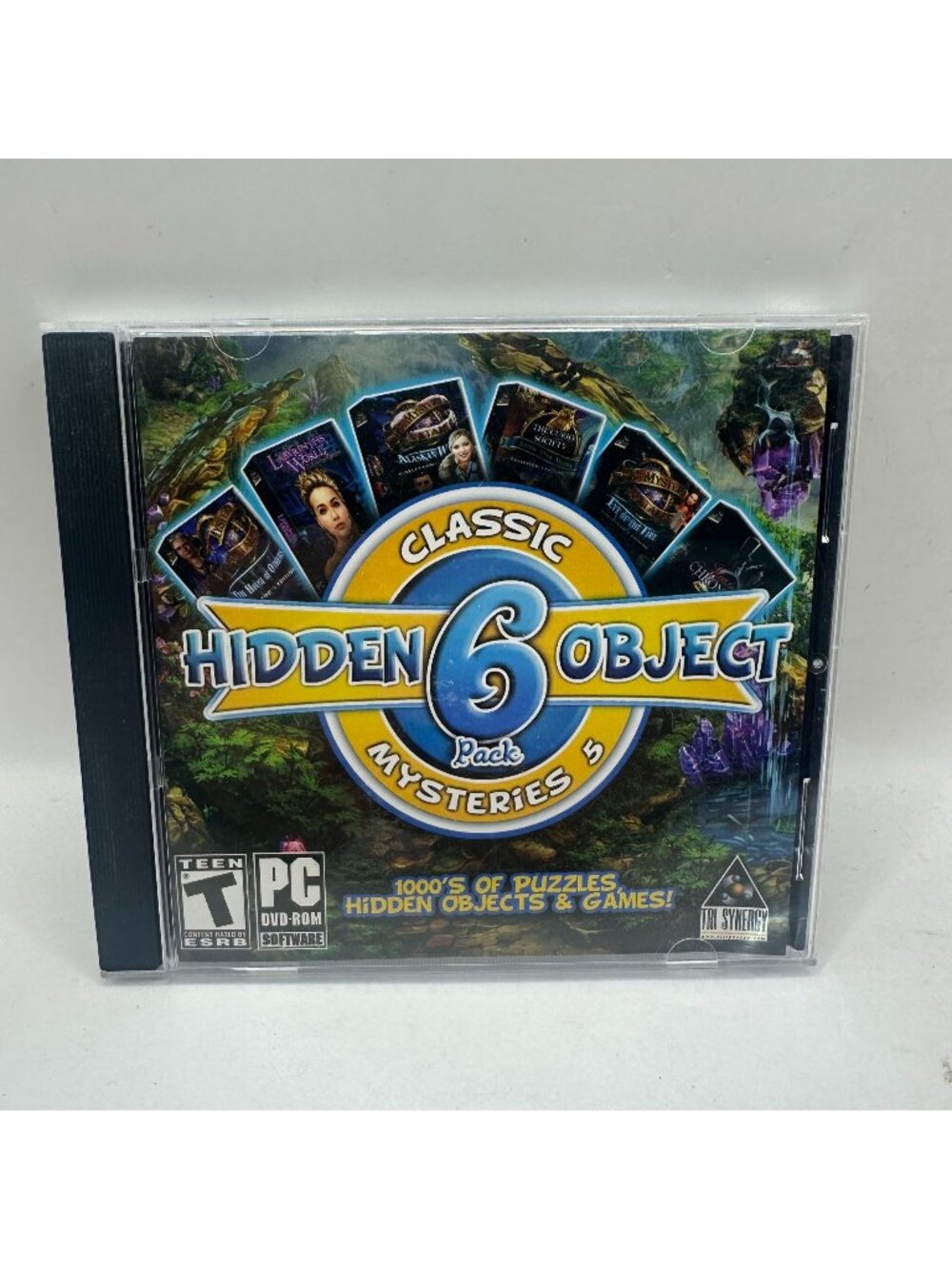 Classic Hidden Object 6 Pack Mysteries 5 Teen Ti Synergy DVD-ROM PC Software